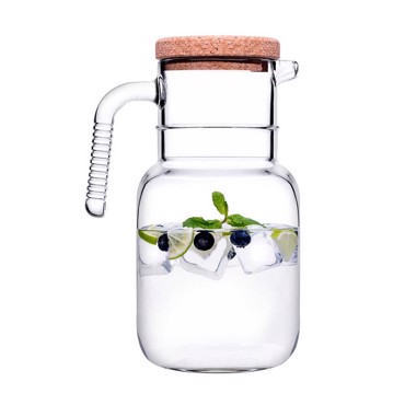 Κανάτα Γυάλινη ''HOOP'' 1500ml Φ16x22.4cm SP43783G1C Espiel