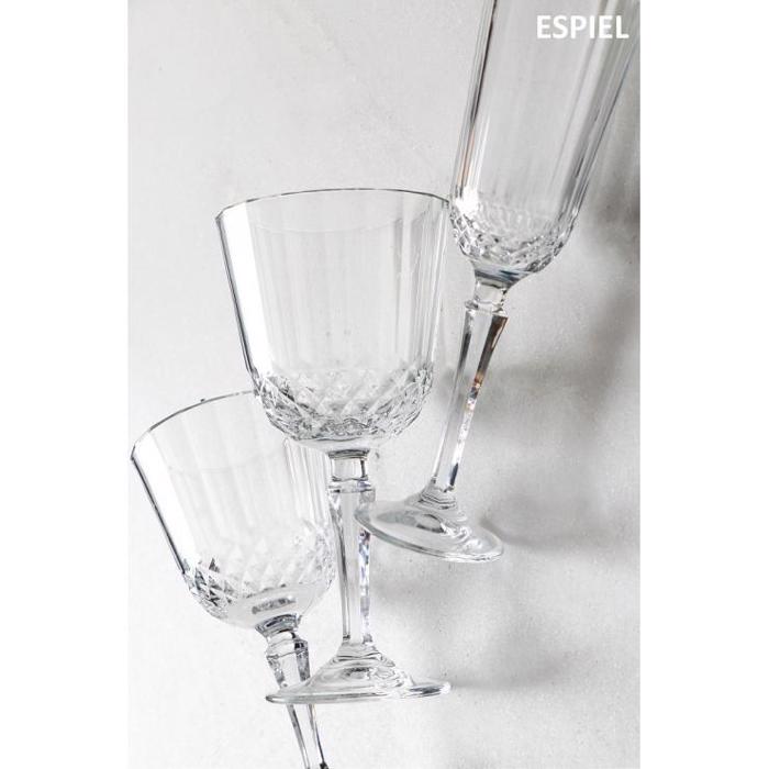 Ποτήρι Σαμπάνιας ''DIONY'' Γυάλινο 125ml Φ5.8x20.7cm SP440210G6 Espiel Potiri Sampanias ''DIONY'' Gyalino 125ml F5.8x20.7cm SP440210G6 Espiel