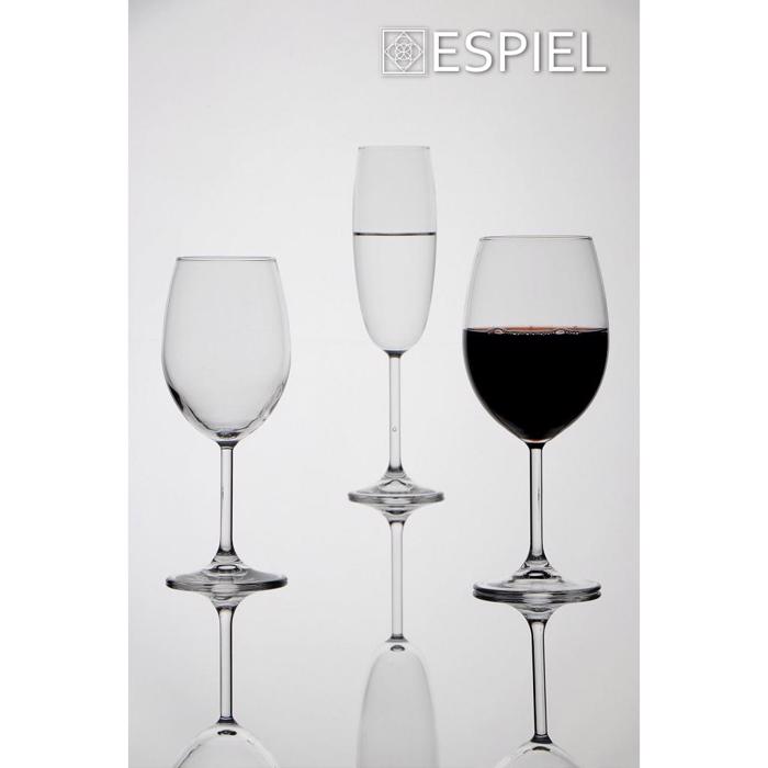Ποτήρι Κρασιού ''SIDERA'' Γυάλινο 435ml Φ7.6x20.7cm SP440233G6 Espiel Potiri Krasiou ''SIDERA'' Gyalino 435ml F7.6x20.7cm SP440233G6 Espiel