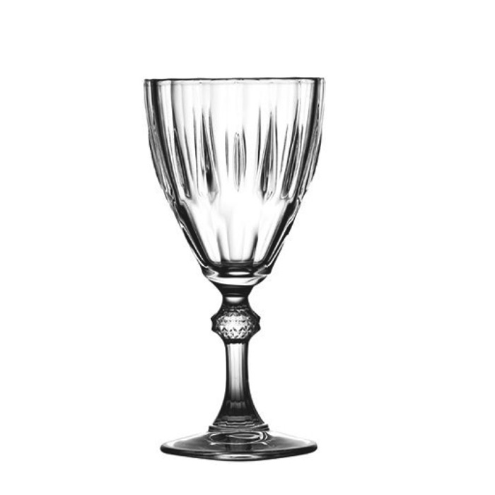 Ποτήρι Κρασιού 'DIAMOND FT' Γυάλινο 190ml Φ7.8x16.2cm SP44757G6 Espiel Potiri Krasiou 'DIAMOND FT' Gyalino 190ml F7.8x16.2cm SP44757G6 Espiel