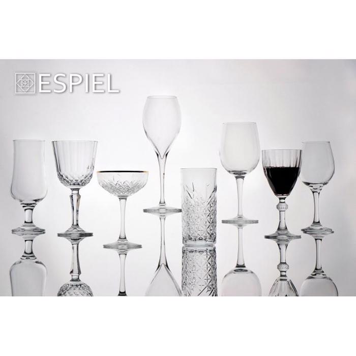 Ποτήρι Κρασιού 'DIAMOND FT' Γυάλινο 190ml Φ7.8x16.2cm SP44757G6 Espiel Potiri Krasiou 'DIAMOND FT' Gyalino 190ml F7.8x16.2cm SP44757G6 Espiel