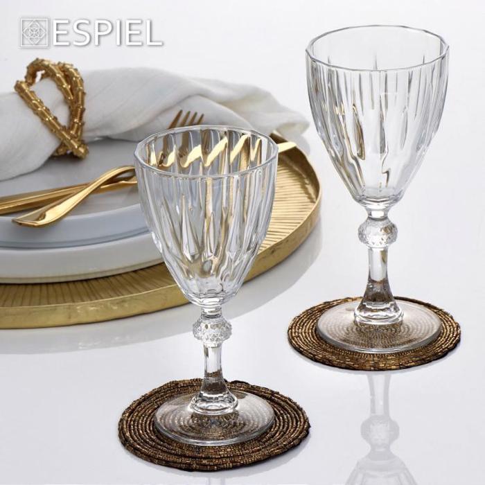 Ποτήρι Κρασιού 'DIAMOND FT' Γυάλινο 190ml Φ7.8x16.2cm SP44757G6 Espiel Potiri Krasiou 'DIAMOND FT' Gyalino 190ml F7.8x16.2cm SP44757G6 Espiel