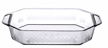 Πυρίμαχο Σκεύος ''BORCAM RECT. TRAY'' Γυάλινο 2750ml 36.1x21x6.4cm SP59974G1 Espiel