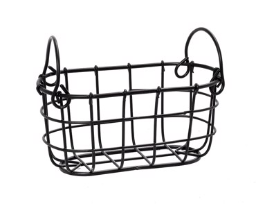 Espiel Καλάθι Μεταλ. Μαύρο 19.5Χ9.5Χ9εκ TAK216