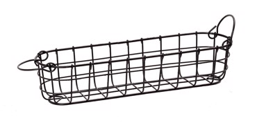 Espiel Καλάθι Μεταλ. Μαύρο 38Χ9.5Χ8εκ TAK217