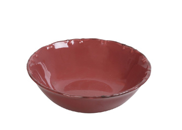 Liana Μπωλ Πορσελάνης Σκούρο Ροζ με Καφέ Rim 16εκ TLX140K6 Espiel Liana Μπωλ Πορσελάνης Σκούρο Ροζ με Καφέ Rim 16εκ TLX140K6 Espiel