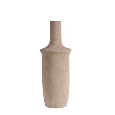 Βάζο Κεραμικό Μπεζ Φ17x45cm TOF316 Espiel