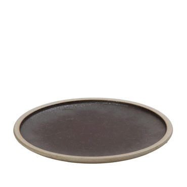Πιάτο Ρηχό ''KARMA'' Πορσελάνης Καφέ Φ29x2.2cm VRA109K4 Espiel