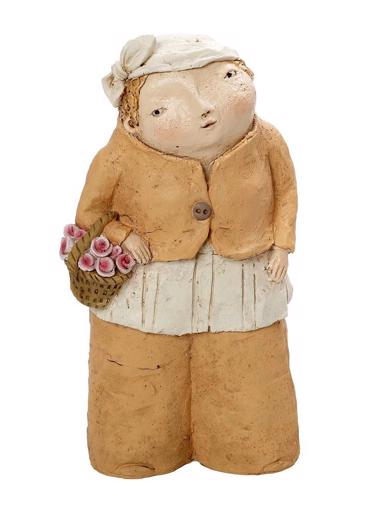 Espiel Αντρική Φιγούρα Πολυρεζ. Μπεζ 24εκ ZAX145