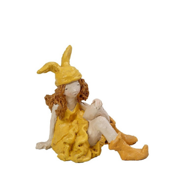 Espiel Κοριτσάκι Πολυρεζ. Κίτρινο 17εκ ZAX205