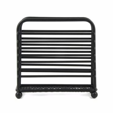 Estia Χαρτοπετσετοθηκη Μεταλλική 12X5cm Μαύρη 01-1261