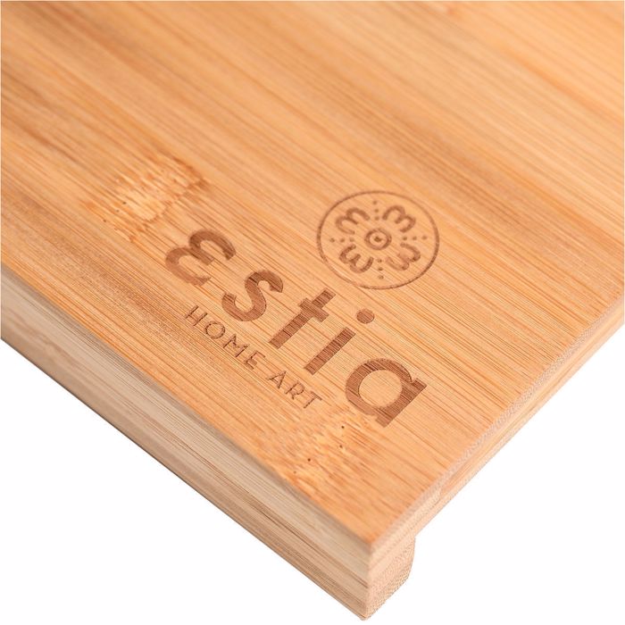 Estia Επιφάνεια Κοπής Bamboo Essentials σε Φυσική Απόχρωση 48x38cm 01-14537 Estia Epifaneia Kopis Bamboo Essentials se Fusiki Apoxrosi 48x38cm 01-14537