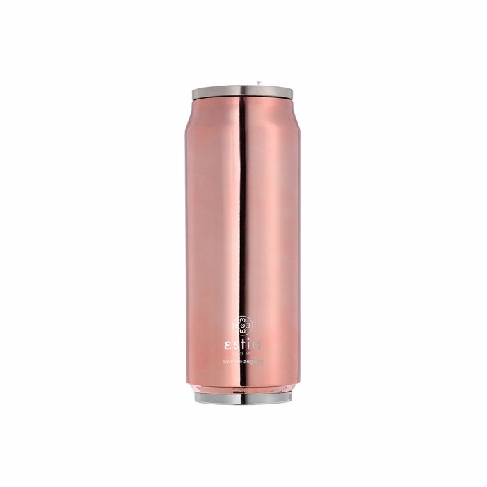 Estia Thermos Travel Cup 500ml ''Save the Aegean'' Rose Gold 01-7867