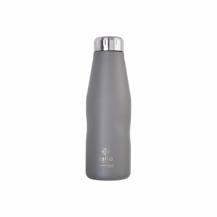 Estia Thermos Travel Flask 500ml ''Save the Aegean'' Fjord Grey 01-8550