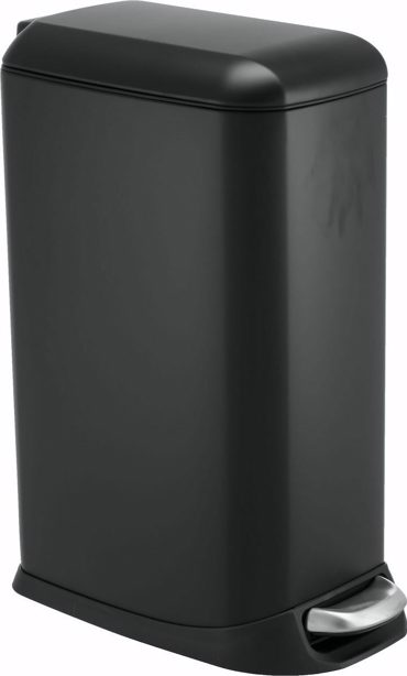 ESTIA Χαρτοδοχείο Slim Μαύρο Ματ 20lt 01-9144