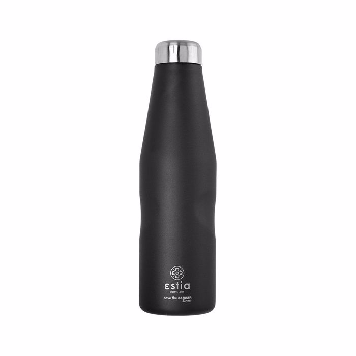 Estia Thermos Travel Flask 750ml ''Save the Aegean'' Midnight Black 01-9816