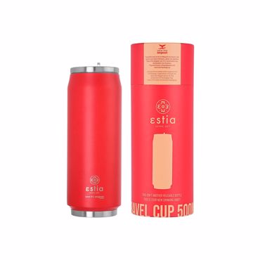 Estia Θερμός Travel Cup ''Save the Aegean'' 500ml Scarlet Red 01-9854