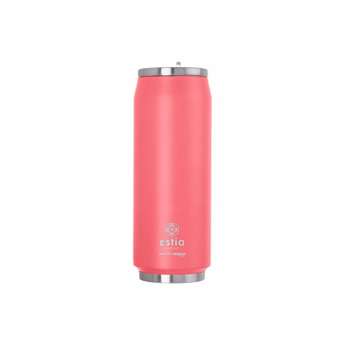 Estia Thermos Travel Cup ''Save the Aegean'' 500ml Fusion Coral 01-9878