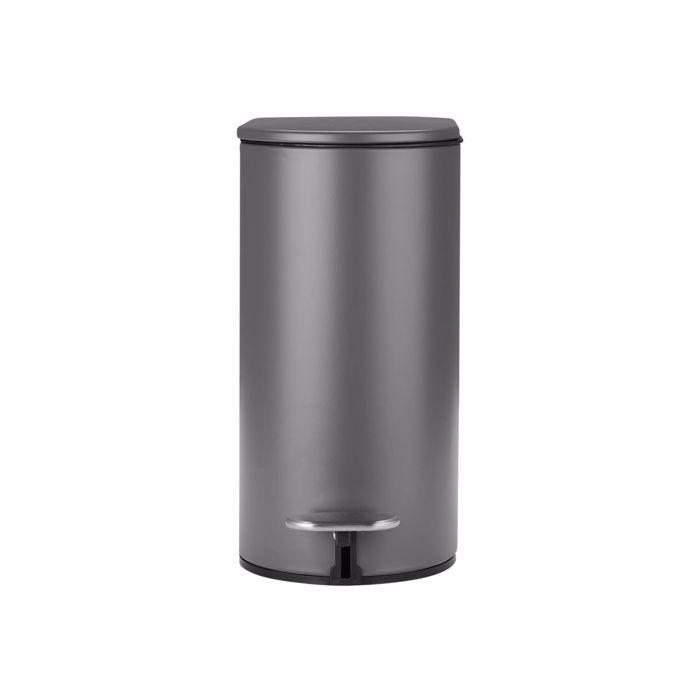Estia Χαρτοδοχείο Μπάνιου SLIM Soft Close 5lt Ματ Γκρι 13.8x28.4x30.5cm 02-21931 Estia Xartodoxeio Baniou SLIM Soft Close 5lt Mat Ggri 13.8x28.4x30.5cm 02-21931