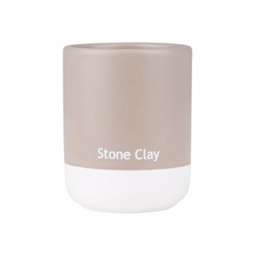 ESTIA Ποτηροθήκη Μπάνιου TONE LAB Κεραμική STONE CLAY 02-40192
