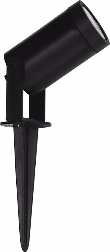 Heronia Σπότ Εξωτερικού Χώρου Πλαστικό C-08 Μαύρο GU10 LED 6Χ6,8Χ15cm 15-0138