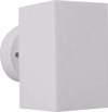 Heronia Aplika Toixou/Spot Exoterikou Xorou Plastiko C-04 Lefko GU10 LED 6,5X10X10cm 15-0107