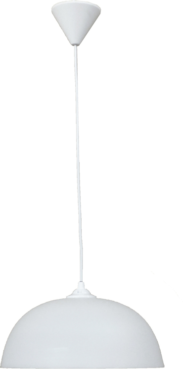 Heronia Φωτιστικό Οροφής Πλαστικό SFERA/30 PENDEL Λευκό E27 30Χ92cm 35-0011