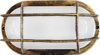 Heronia Aplika Toixou Exoterikou Xorou Plastiko Xelona SLP-400 Bronze E27 10,5X20,5X11cm 13-0033