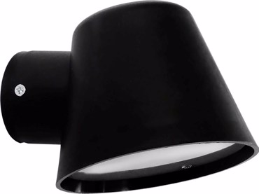 Heronia Απλίκα Τοίχου/Σπότ Εξωτερικού Χώρου Πλαστικό C-09 Μαύρο GU10 11,5Χ15Χ10cm 15-0165