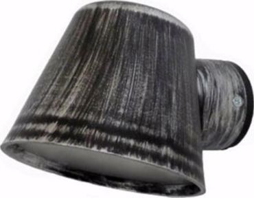 Heronia Απλίκα Τοίχου/Σπότ Εξωτερικού Χώρου Πλαστικό C-09 Ασημί GU10 LED 11,5Χ15Χ10cm 15-0166