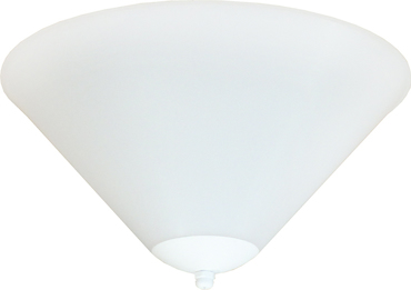 Heronia Πλαφονιέρα Οροφής Πλαστικό CONOS/30 PLAFON  Λευκό E27 30Χ15cm 35-00010