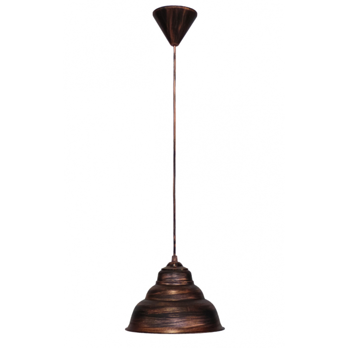 Heronia Kremasto Fotistiko Orofis PUBLIC/20 1/L Monofoto Plastiko Xalkino E27 F20x90cm 35-0063