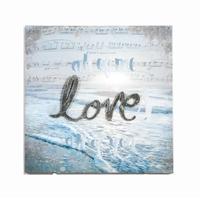 Zaros Pinakas se Kamba ''Love & Sea'' Ble 30X30ek PI249