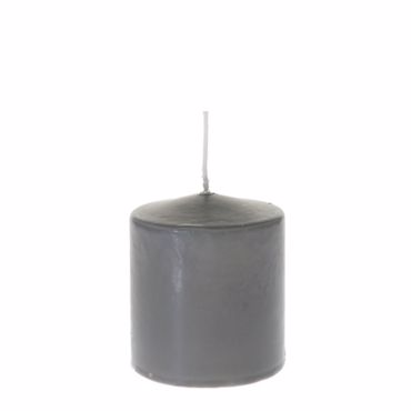 Iliadis Γκρι Κερί Κύλινδρος Φ7x8cm 33410