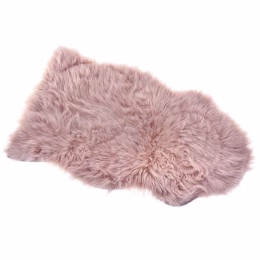Iliadis Χαλί Ροζ Γούνινο Συνθετικό Δέρμα Προβάτου 90Χ120εκ 76059