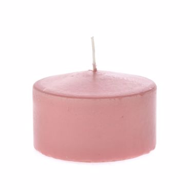 Iliadis Ροζ Κερί Κύλινδρος Φ9x6cm 76392