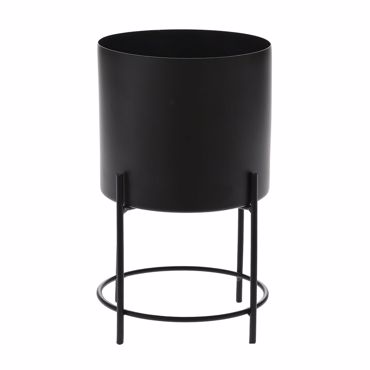 Iliadis Μαύρο Μεταλλικό Κασπό σε Βάση Φ16Χ26εκ 77575