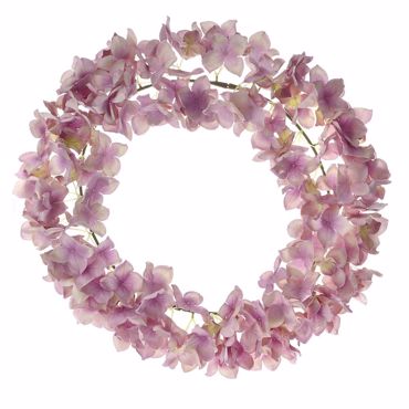 Iliadis Στεφάνι Λιλά Ορτανσία Φ45cm 78043