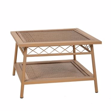 Iliadis Τραπέζι Μεταλλικό-Ξύλινο σε Μπεζ Αποχρώσεις 60x60x40cm 84912