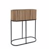 Iliadis Zarntiniera Xulini Fusiki se Mavro Metalliko Stand 50x20x61cm 85196