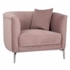 Iliadis Poluthrona Beloudini Sapio Milo me Asimi Metallika Podia 105x91x75cm 88047