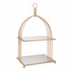 Iliadis Diorofi Piatela Gyalini se Xrusi Metalliki Basi 26x18x47cm 88366