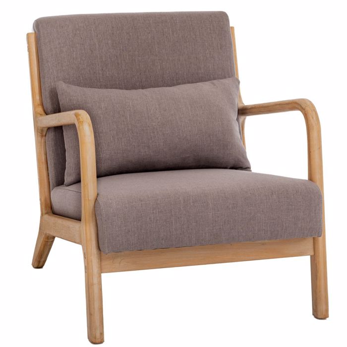 Iliadis Poluthrona Xulini me Ggri ufasma 66x87x74cm 89086
