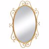 Iliadis Kathreptis Toixou Obal me Sxedia Metallikos Xrusos 60x2x84cm 89210