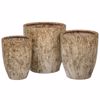 Iliadis Set ton 3 Kaspo Keramiko me efe Marmarou F40x43cm 89219
