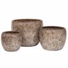 Iliadis Set ton 3 Kaspo Keramiko me efe Marmarou F40x30cm 89220