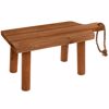 Iliadis Plato Serbirismatos me Podia Xulino Kafe 37.5x16.5x15.5cm 89287