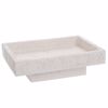 Iliadis Πιατέλα Πέτρινη Λευκή 30x20x9cm 90056 Iliadis Piatela Petrini Lefki 30x20x9cm 90056