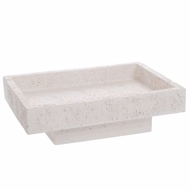 Iliadis Πιατέλα Πέτρινη Λευκή 30x20x9cm 90056 Iliadis Πιατέλα Πέτρινη Λευκή 30x20x9cm 90056
