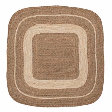 Iliadis Κεντητό Χαλί Τετράγωνο Φυσικό 150x150cm 90148